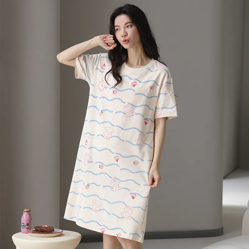 DAMOS·LOVE Nightgown Women's Beige-3