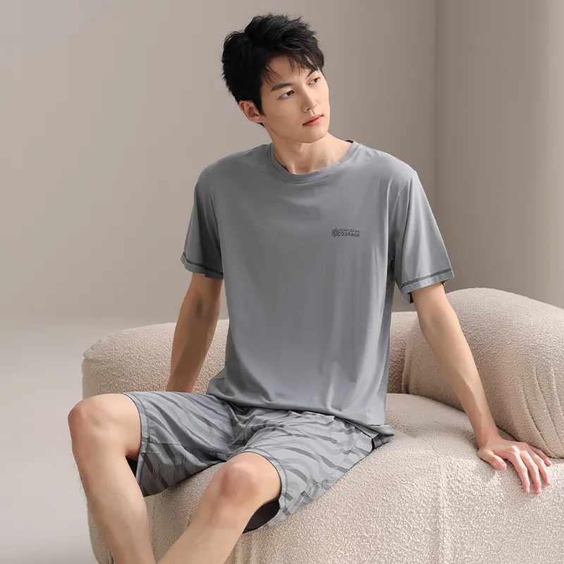 DAMOS·LOVE Pajama Set Men's Image Color-28