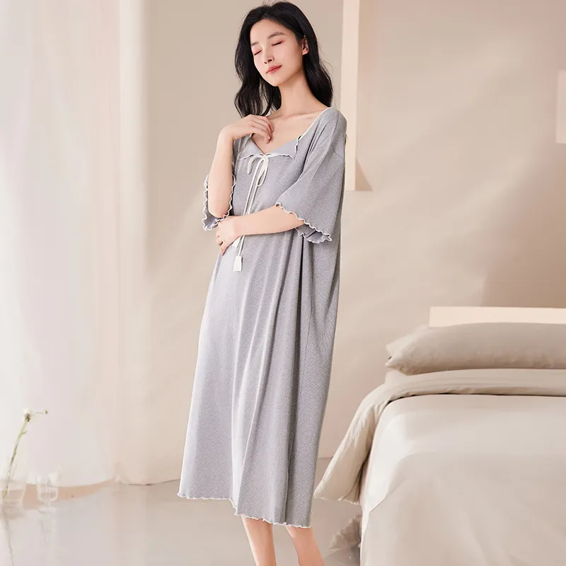 DAMOS·LOVE Nightgown Women's Gray-2