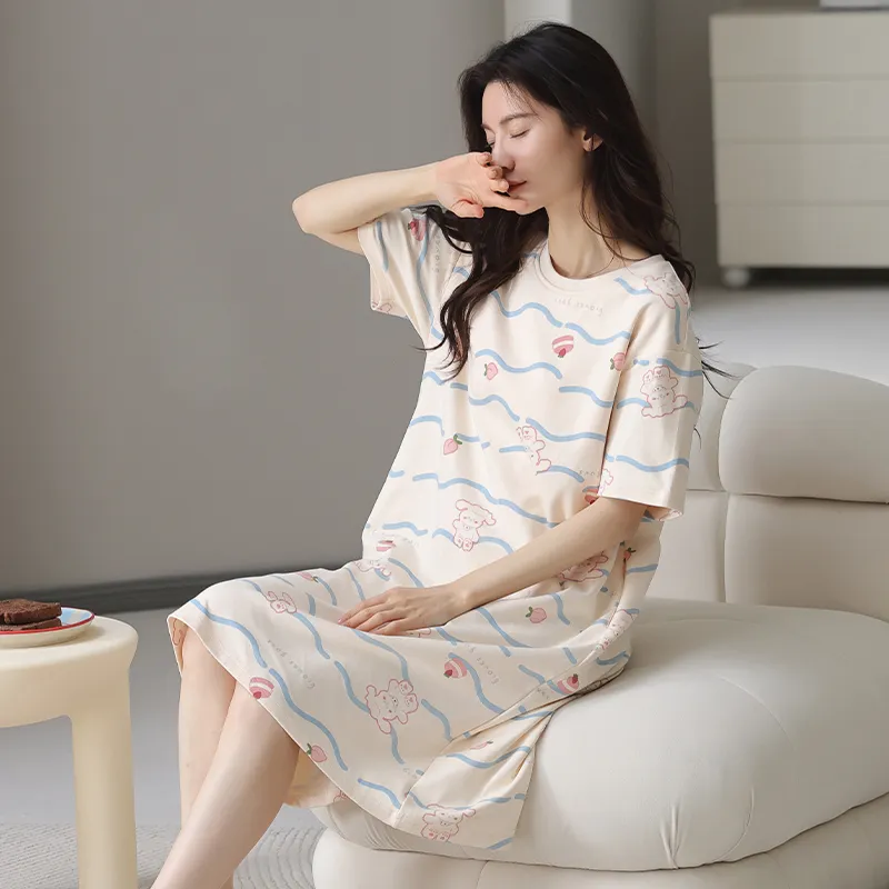 DAMOS·LOVE Nightgown Women's Beige-5