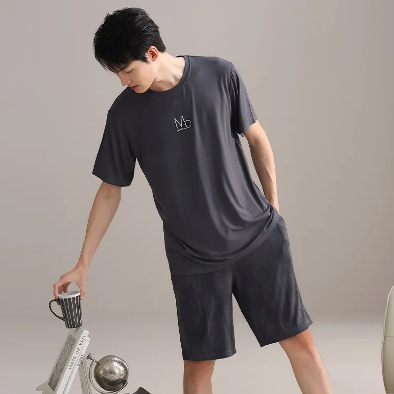 DAMOS·LOVE Pajama Set Men's Image Color-22