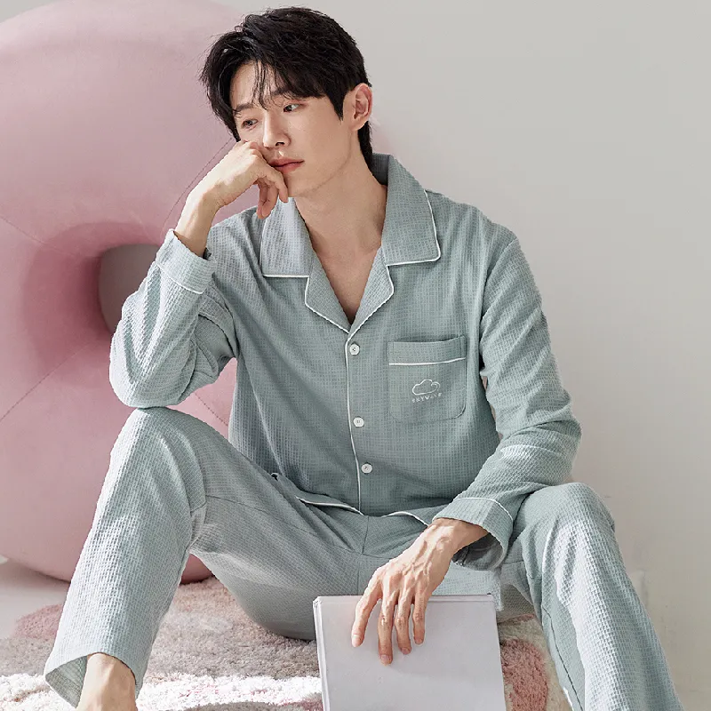 DAMOS·LOVE Pajama Set Men's Lake Green-2