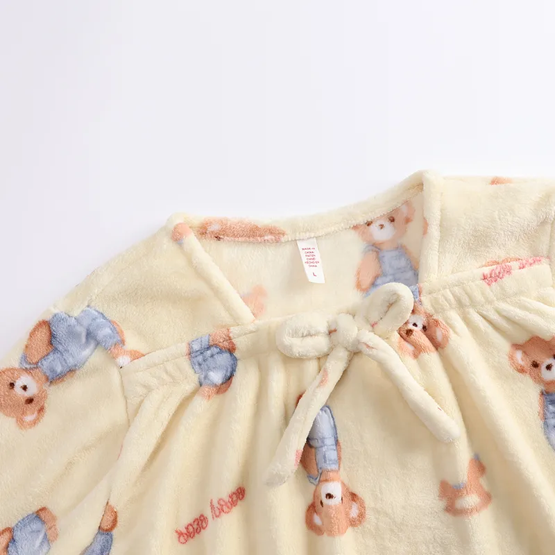 MOOLMEYNO Pajama Set Women's Apricot-2