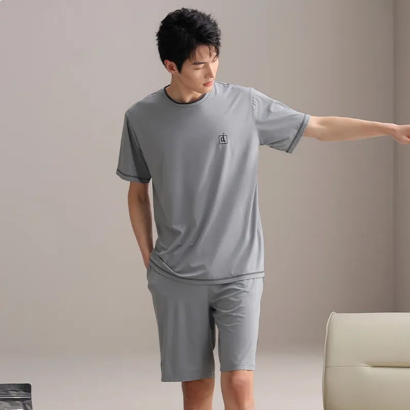 DAMOS·LOVE Pajama Set Men's Image Color-13