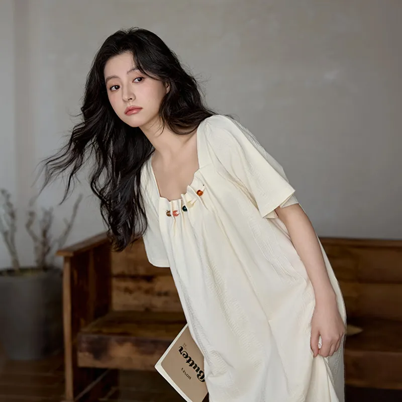 DAMOS·LOVE Nightgown Women's Beige-4