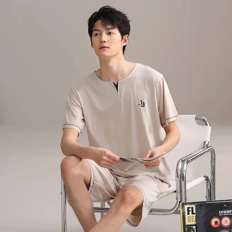 DAMOS·LOVE Pajama Set Men's Image Color-8
