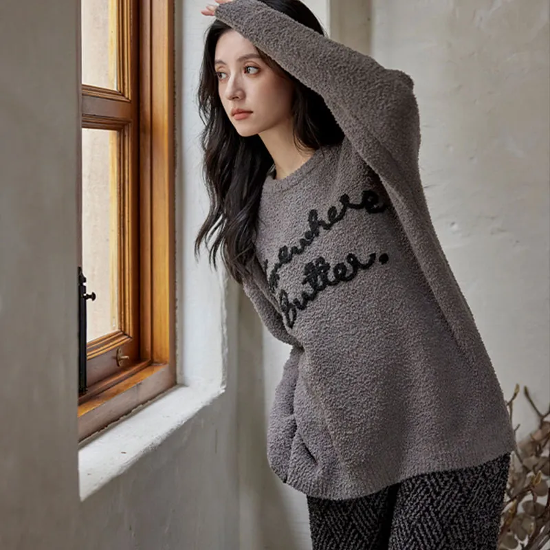 DAMOS·LOVE Pajama Set Women's Gray-6