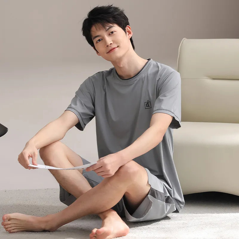 DAMOS·LOVE Pajama Set Men's Image Color-16