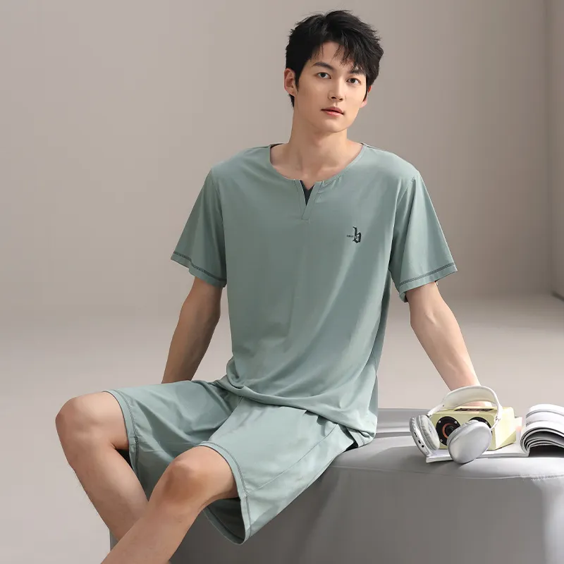 DAMOS·LOVE Pajama Set Men's Image Color-5