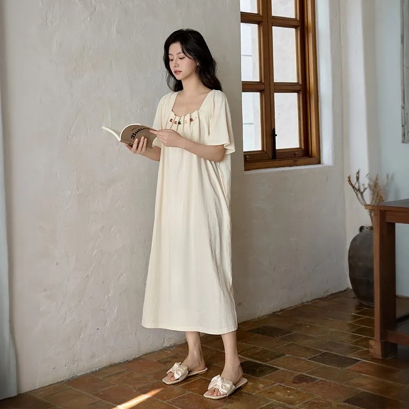 DAMOS·LOVE Nightgown Women's Beige-2
