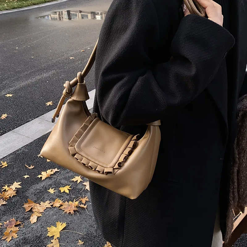 HACIN PU Crossbody Bag Regular Women's Black/Khaki/Coffee-8