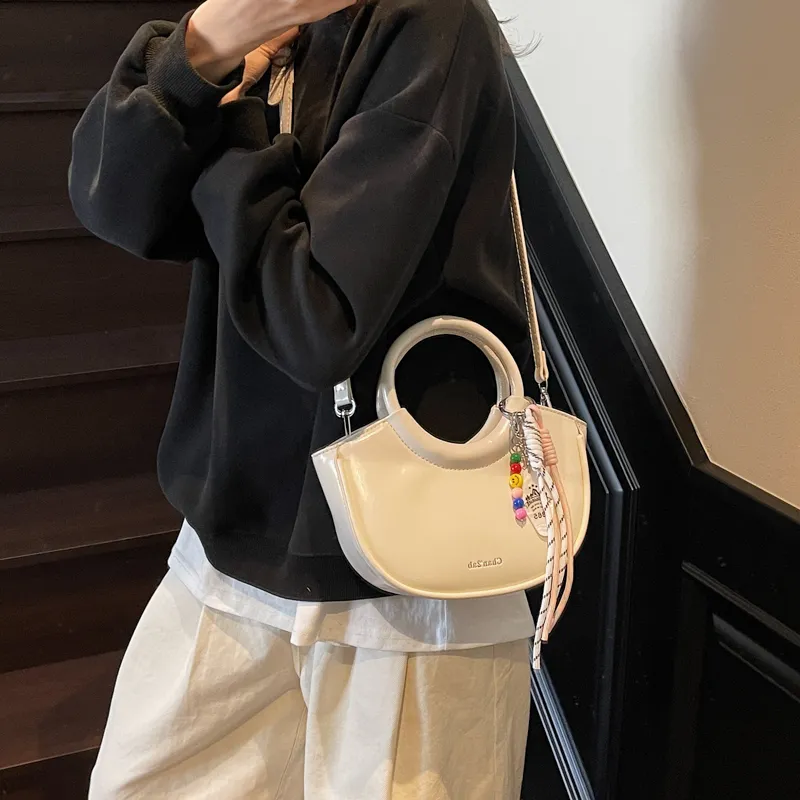 HACIN PU One Shoulder Handbag Regular Women's Multicolor-4