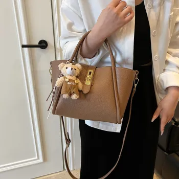 HACIN PU Crossbody One Shoulder Handbag Regular Women's Multicolor