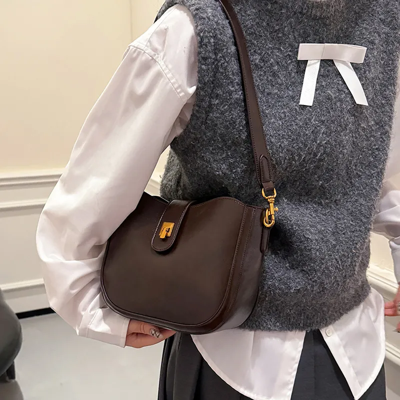 HACIN Suede Crossbody Bag Women's Ebony/Charcoal Black Burgundy/Coffee/Brown-8