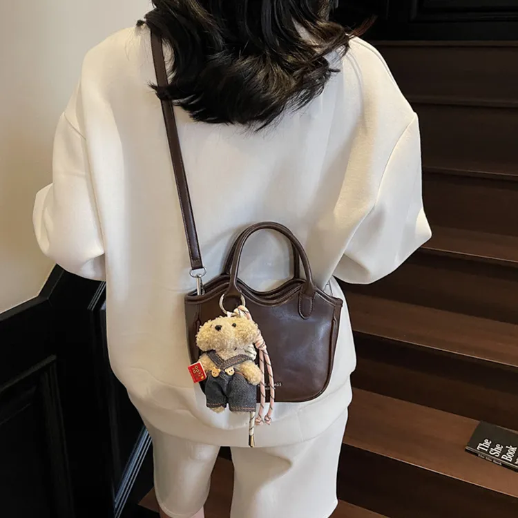 HACIN PU Shoulder Bag, Handbag Women's Multicolor-5