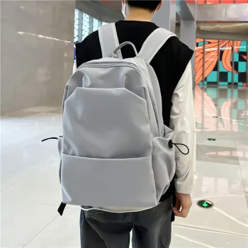 HACIN Nylon Backpack Men's Gray/Black