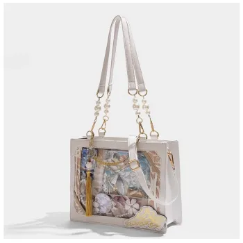 HACIN PU Shoulder Bag Women's Multicolor