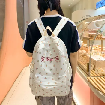 HACIN Nylon Backpack Women's Print/Small Orchid