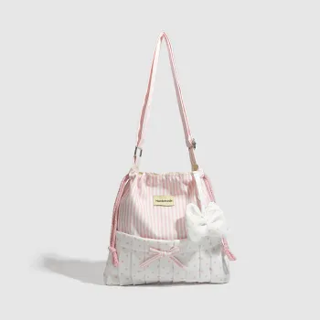 HACIN PU Shoulder Bag Women's Pink