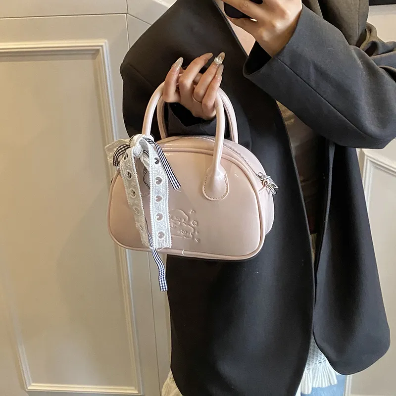 HACIN PU One Shoulder Handbag Women's Multicolor-14