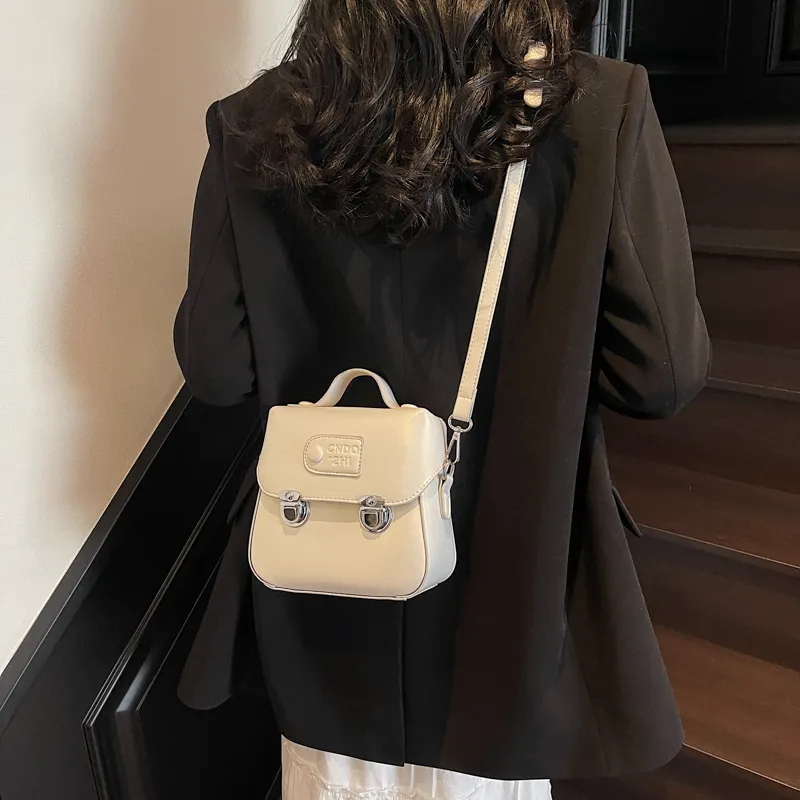 HACIN PU Crossbody Bag Handbag Shoulder Bag Regular Women's Ecru/Silver/Black/Yellow/Pink-1
