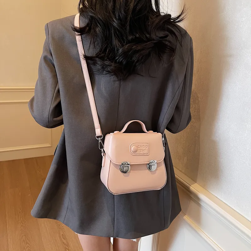 HACIN PU Crossbody Bag Handbag Shoulder Bag Regular Women's Ecru/Silver/Black/Yellow/Pink-27
