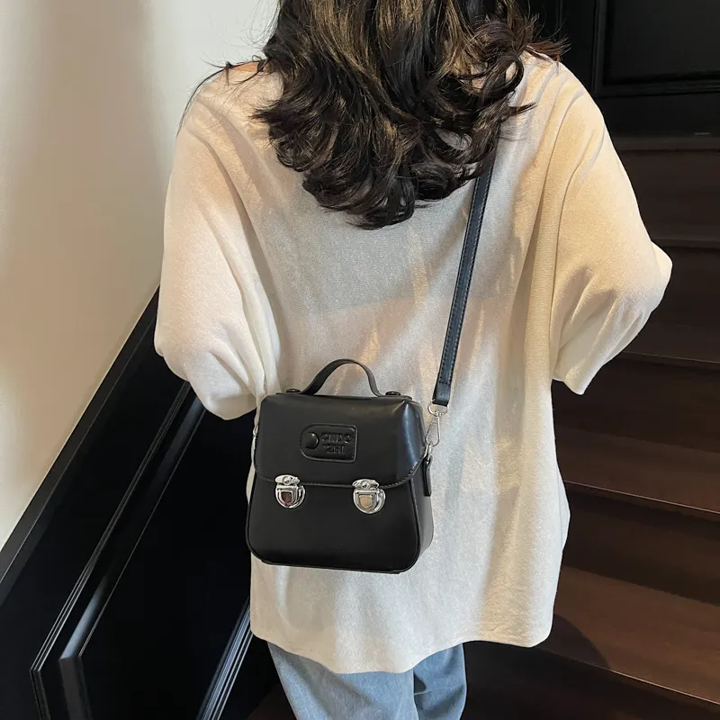 HACIN PU Crossbody Bag Handbag Shoulder Bag Regular Women's Ecru/Silver/Black/Yellow/Pink-18