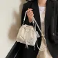 Ecru+Shopping Bag