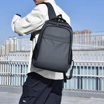 HACIN Oxford Backpack Men's Gray/Black/Green