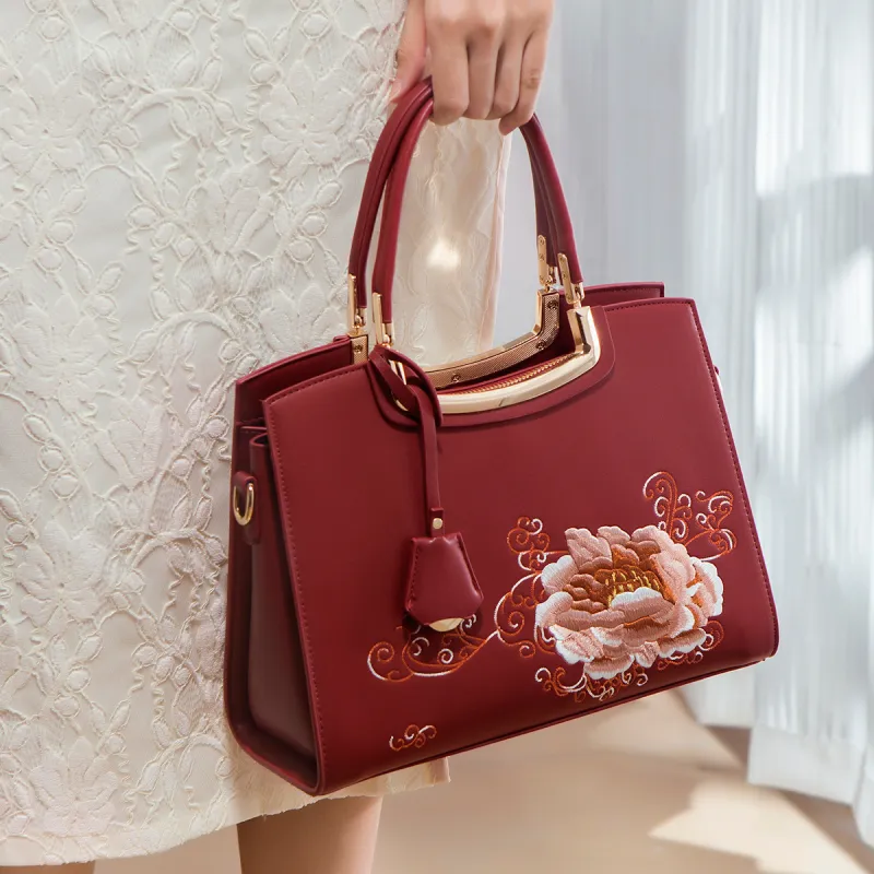 HACIN Pu Crossbody Bags Handbags Regular Women's Red-3