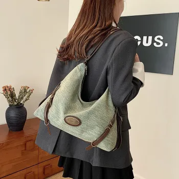 HACIN Denim Shoulder Bag Regular Women's Blue