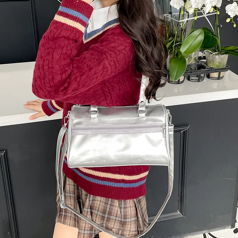 HACIN PU Ita Bag, Crossbody Bag, Shoulder Bag Women's Multicolor-6