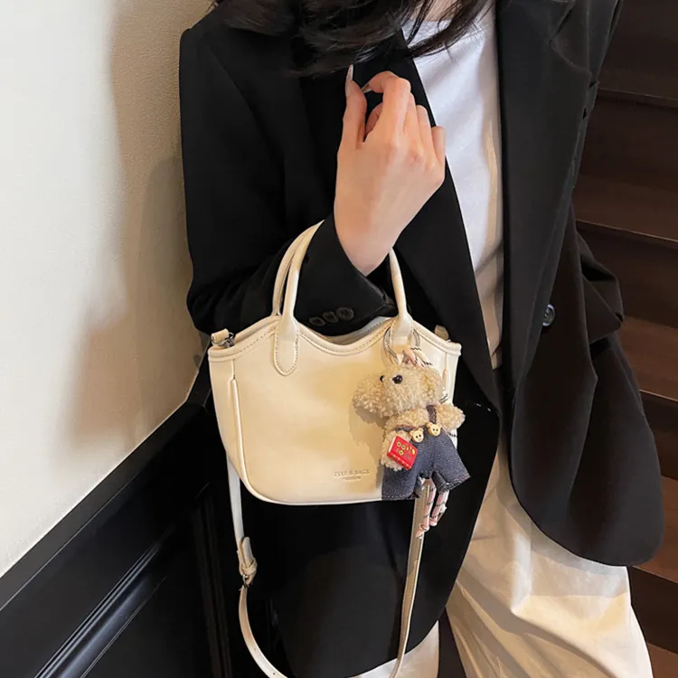 HACIN PU Shoulder Bag, Handbag Women's Multicolor-8