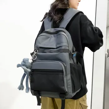 HACIN Oxford Backpack Men's Gray/Black