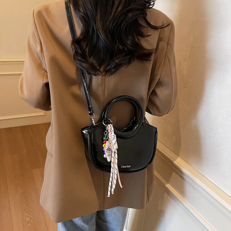 HACIN PU One Shoulder Handbag Regular Women's Multicolor-18
