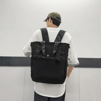HACIN Oxford Backpack Men's Gray/Black/Membrana Dermalis Black