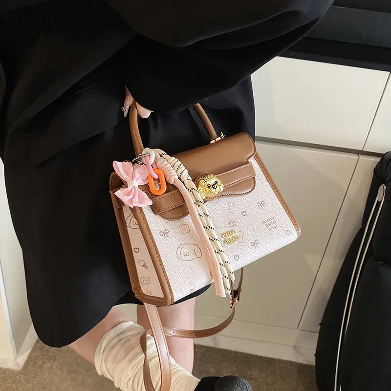 HACIN PU Shoulder Bag Crossbody Bag Handbag Women's Multicolor-4