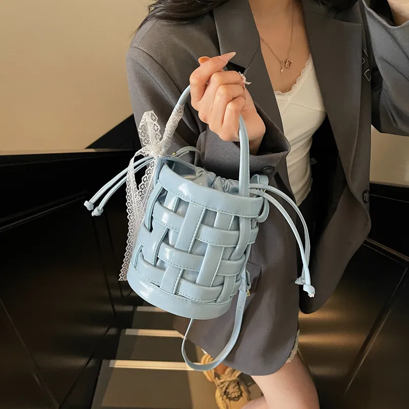 HACIN PU Bucket Bags Handbags Women's Multicolor-25