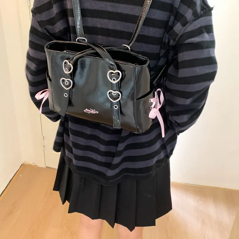 HACIN PU Shoulder Bag Women's Multicolor-22