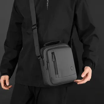 HACIN Oxford Crossbody One Shoulder Handbag Regular Men's Gray/Blue/Black/Green