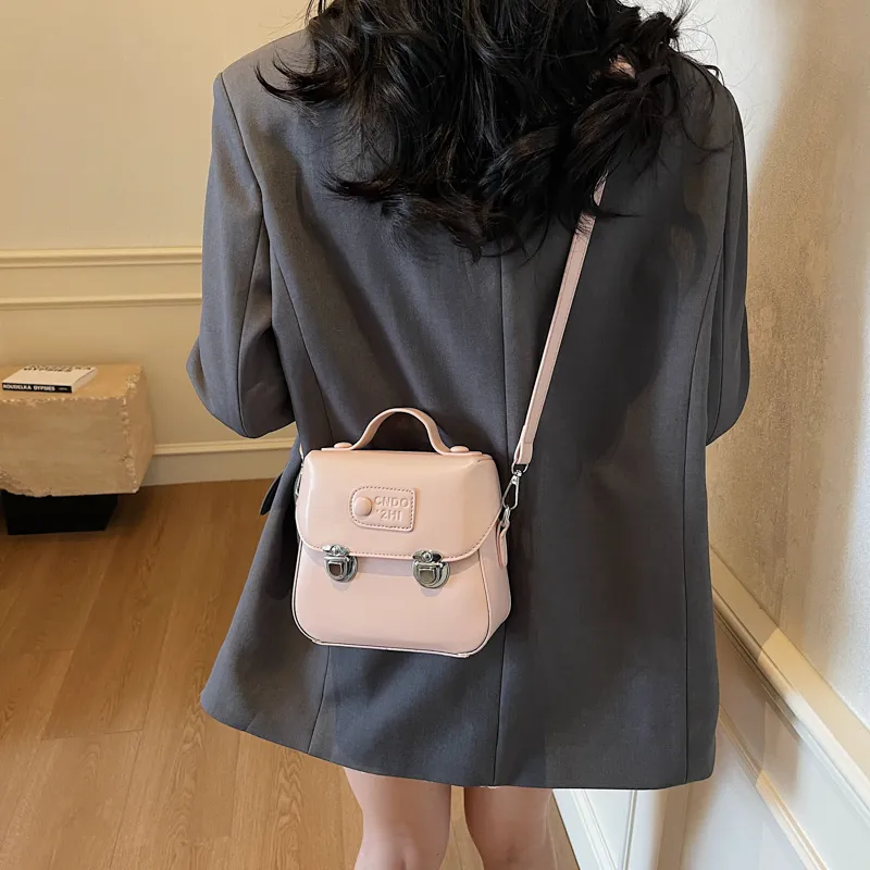 HACIN PU Crossbody Bag Handbag Shoulder Bag Regular Women's Ecru/Silver/Black/Yellow/Pink-28