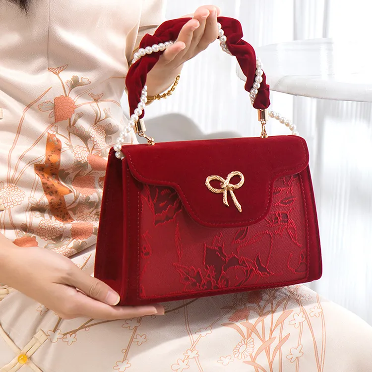 HACIN Handbags Red-2