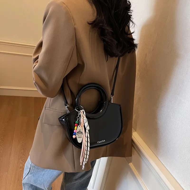 HACIN PU One Shoulder Handbag Regular Women's Multicolor-19