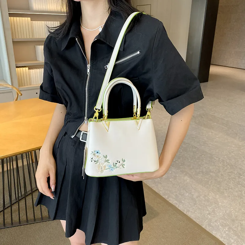 HACIN Pu Crossbody Bag, One Shoulder Handbag Women's Multicolor-11