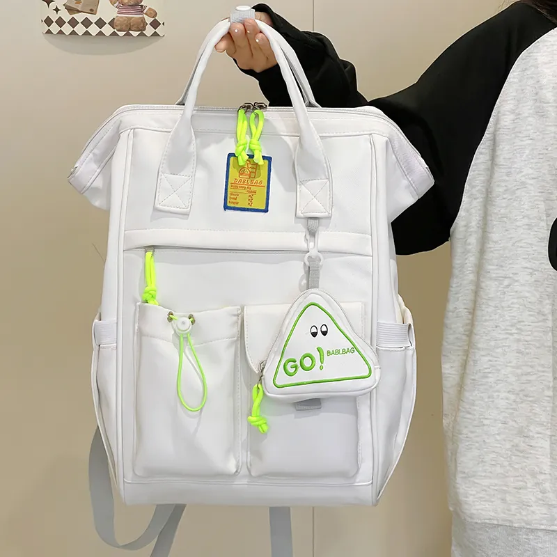 HACIN Nylon Backpack Women's Multicolor-6