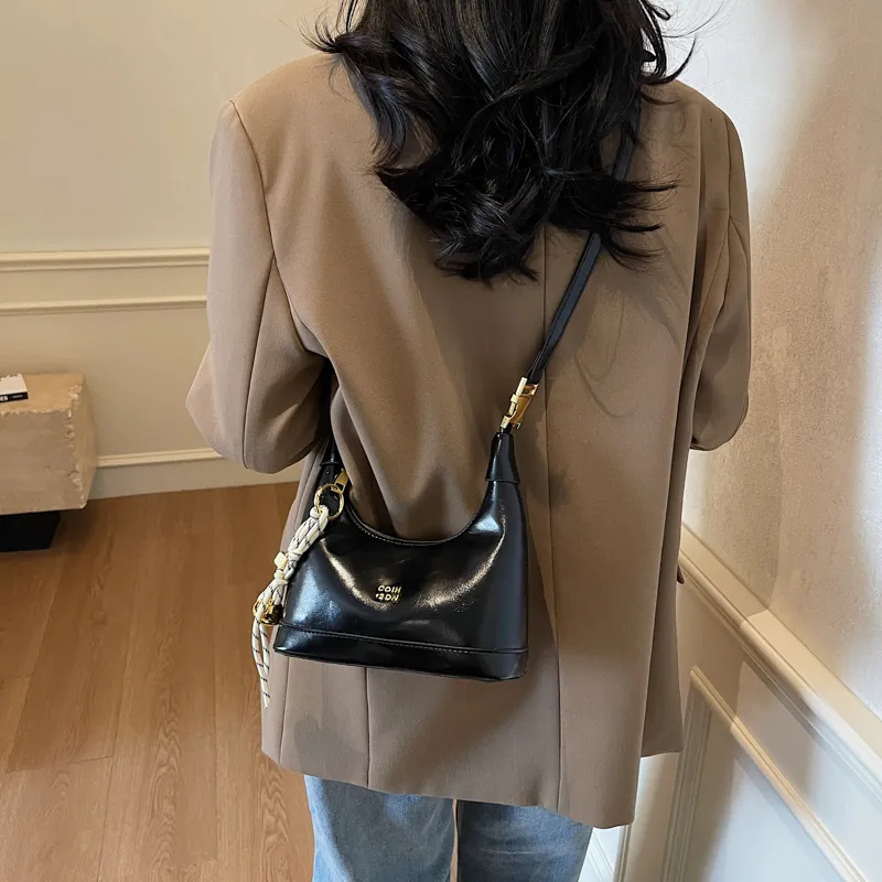 HACIN PU Shoulder Bag, Crossbody Bag, Handbag Regular Women's Black/Beige/Pink-15