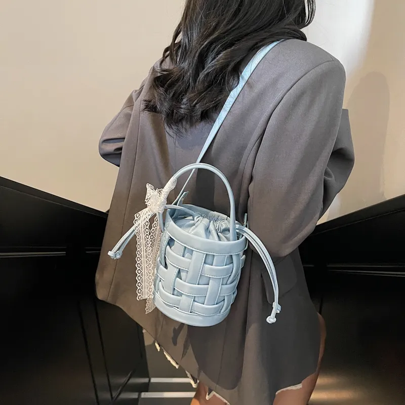 HACIN PU Bucket Bags Handbags Women's Multicolor-27
