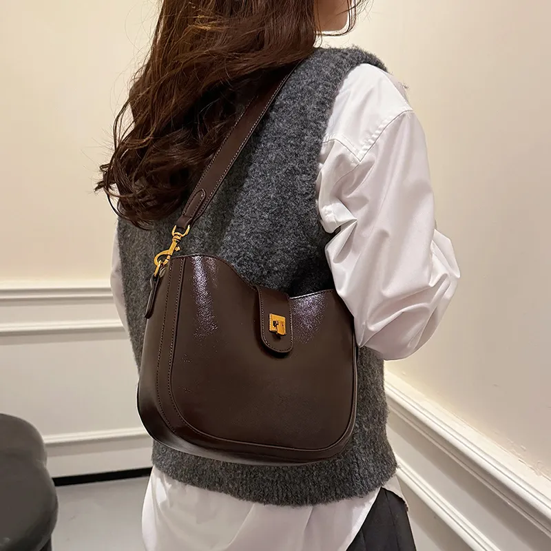 HACIN Suede Crossbody Bag Women's Ebony/Charcoal Black Burgundy/Coffee/Brown-9