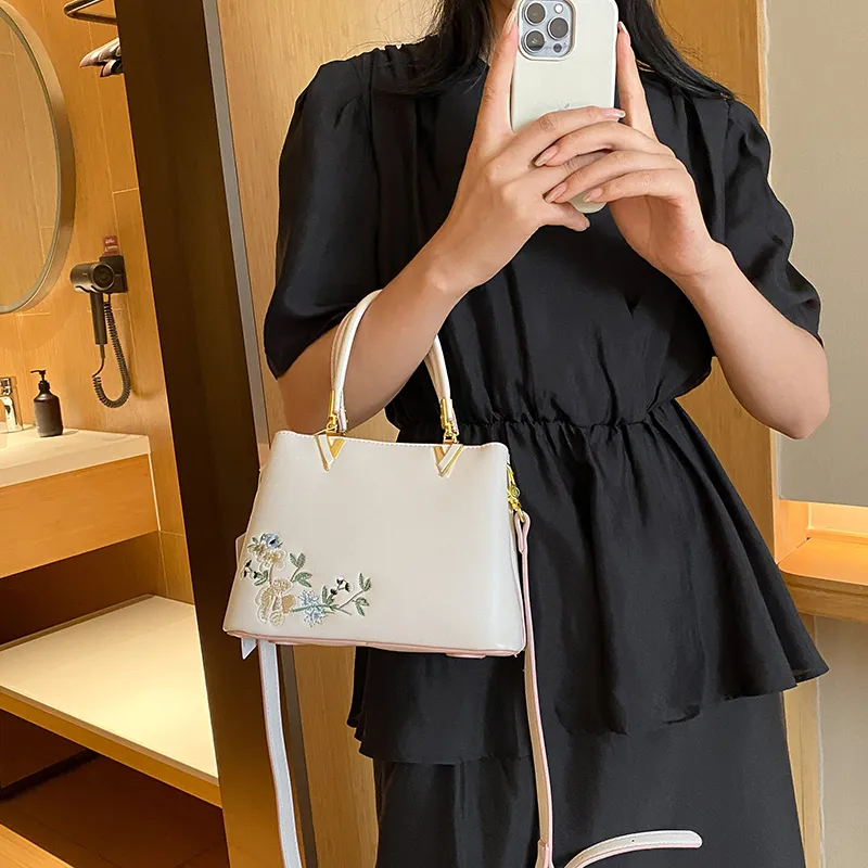 HACIN Pu Crossbody Bag, One Shoulder Handbag Women's Multicolor-18