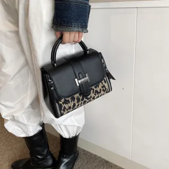 HACIN PU Handbag Regular Women's Black/Brown